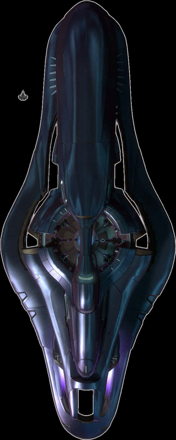 Covenant Supercarrier Halo PNG Image