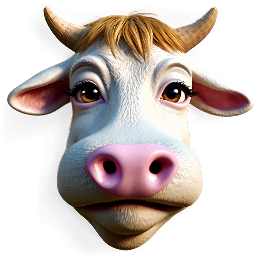 Cow Face Emoji Png 55 PNG Image