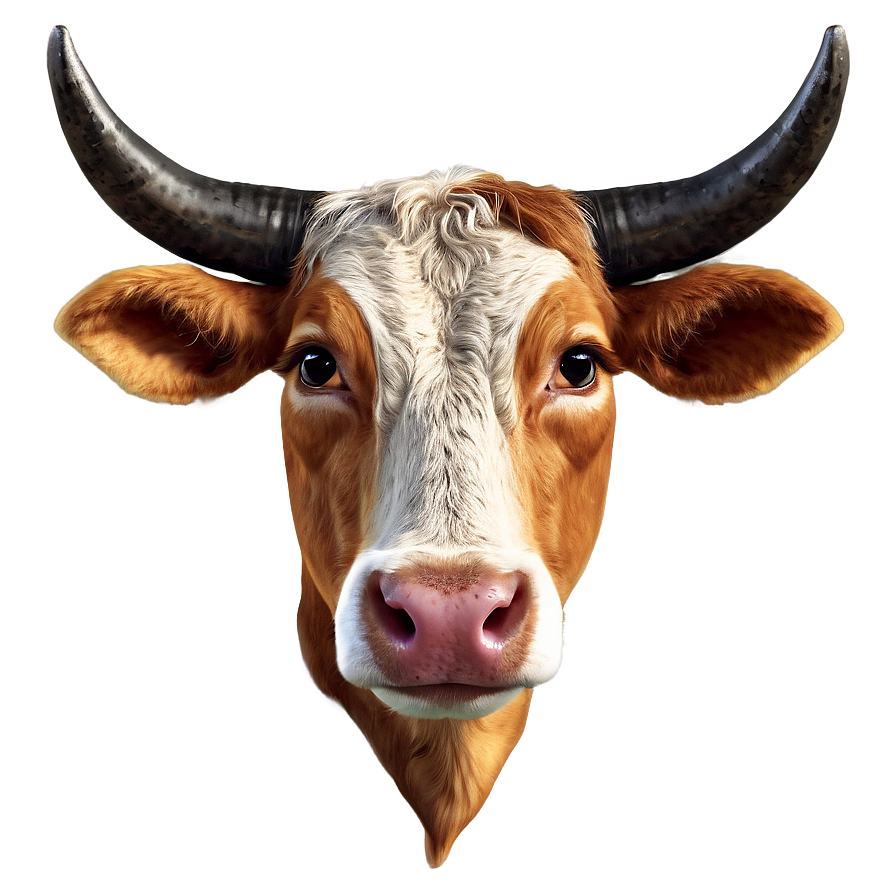 Cow Face With Horns Png 76 PNG Image