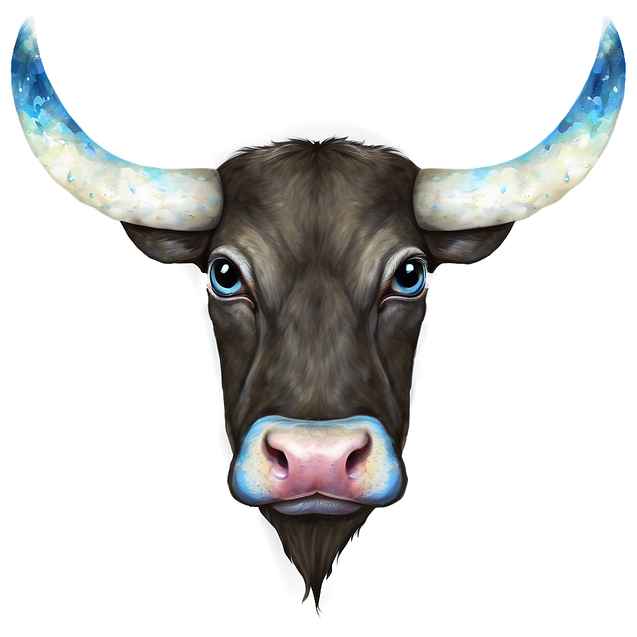 Cow Face With Horns Png Vao21 PNG Image