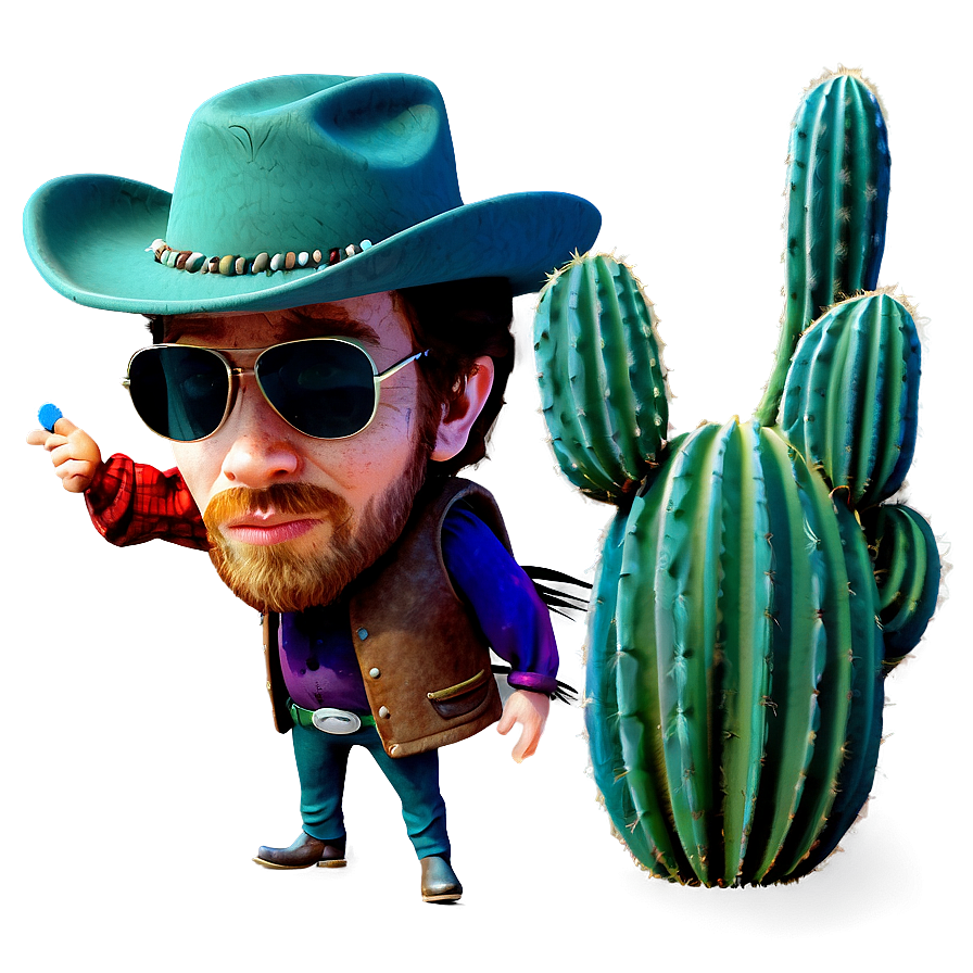 Cowboy And Cactus Png 98 PNG Image