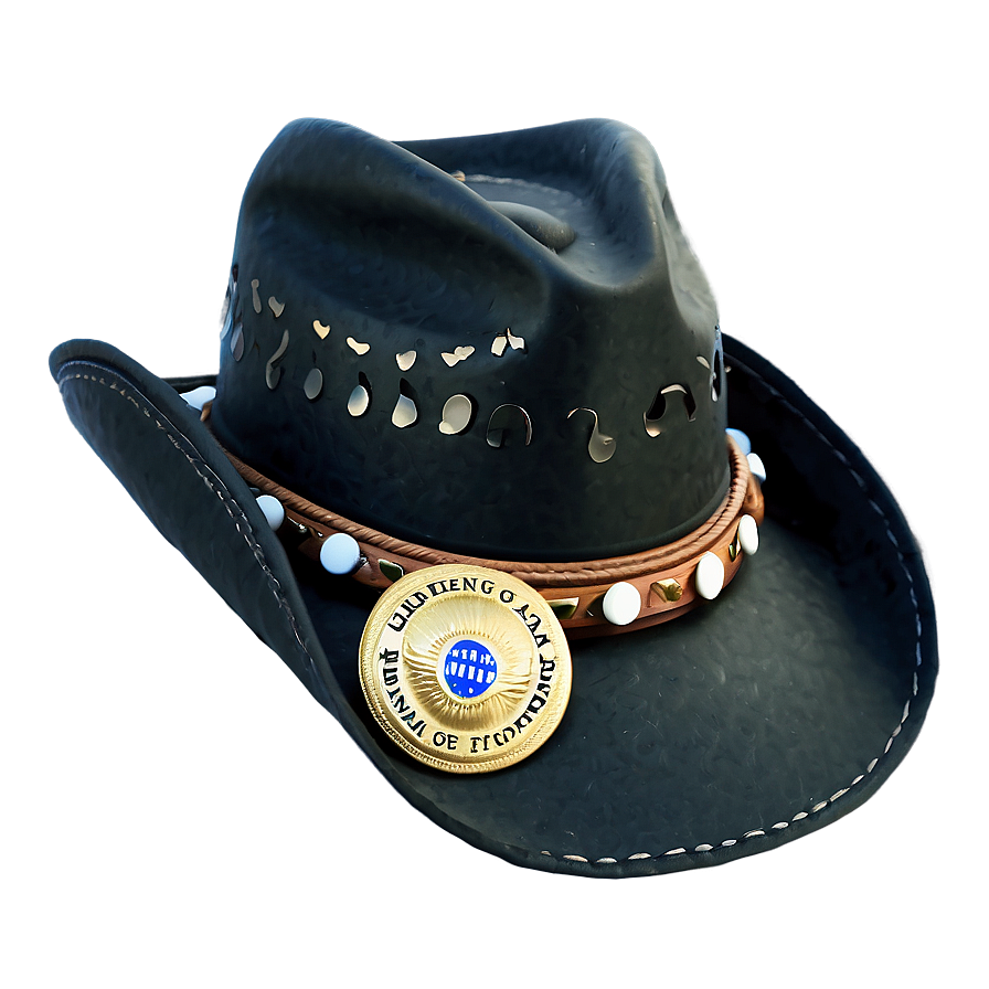 Cowboy Hat With Badge Png 79 PNG Image