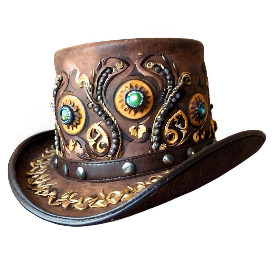 Cowboy Inspired Top Hat Png Vvf8 PNG Image