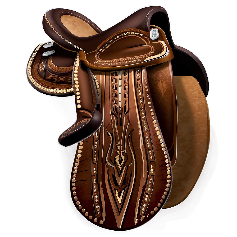 Cowboy Saddle Png Dwx PNG Image