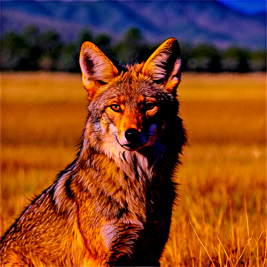 Coyote Conservation Status Png Oox PNG Image