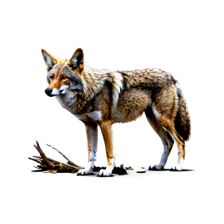 Coyote Hunting Scene Png Pkl84 PNG Image