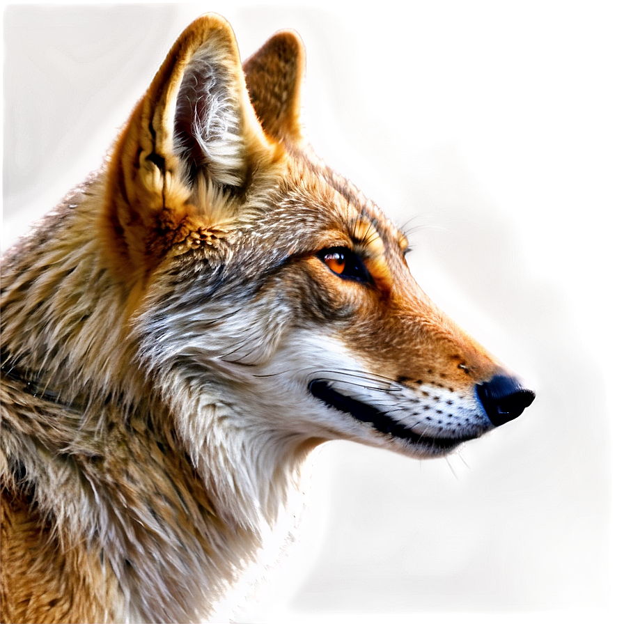 Coyote Profile Headshot Png Pme74 PNG Image