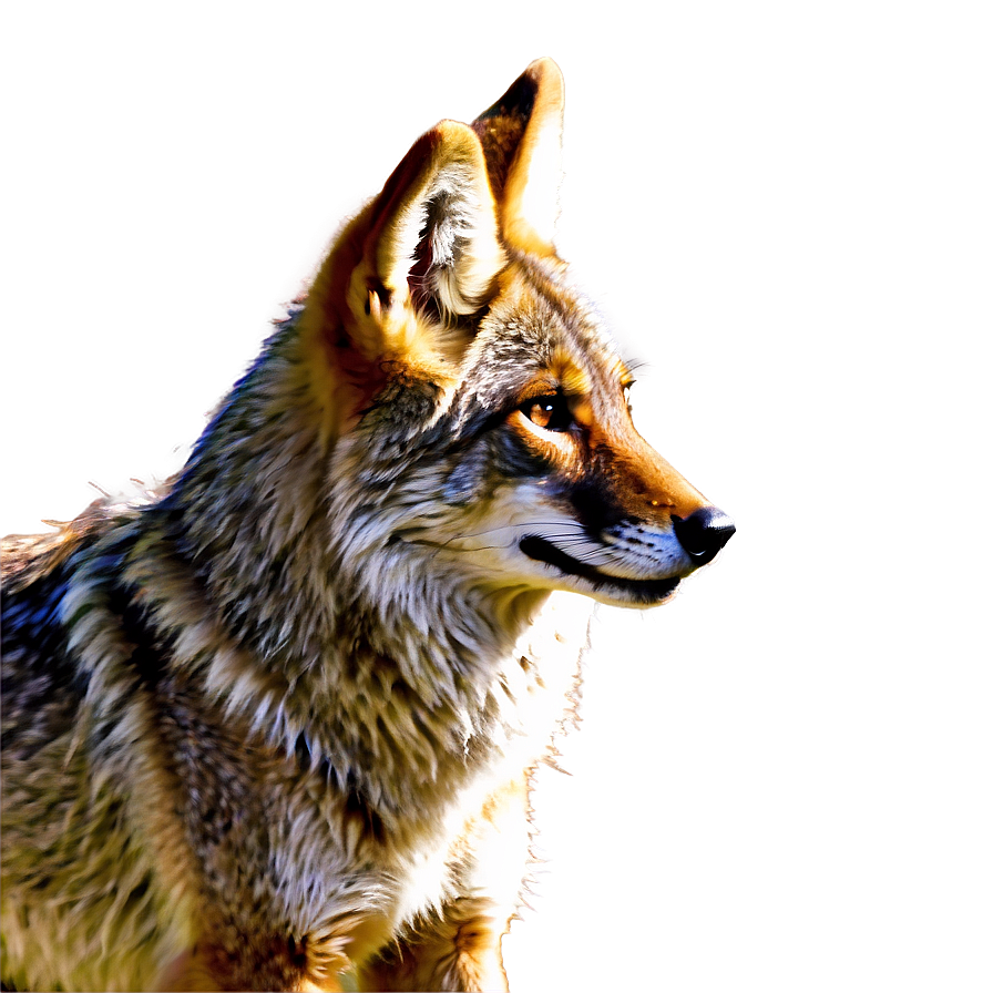 Coyote Wildlife Photography Png Wvv57 PNG Image