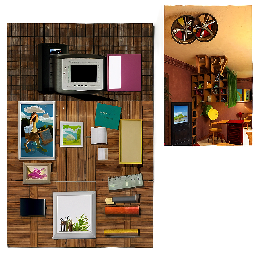 Cozy Artist Studio Space Png 06252024 PNG Image