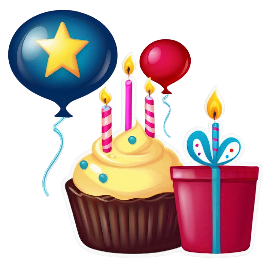 Cozy Birthday Emoji Png 16 PNG Image