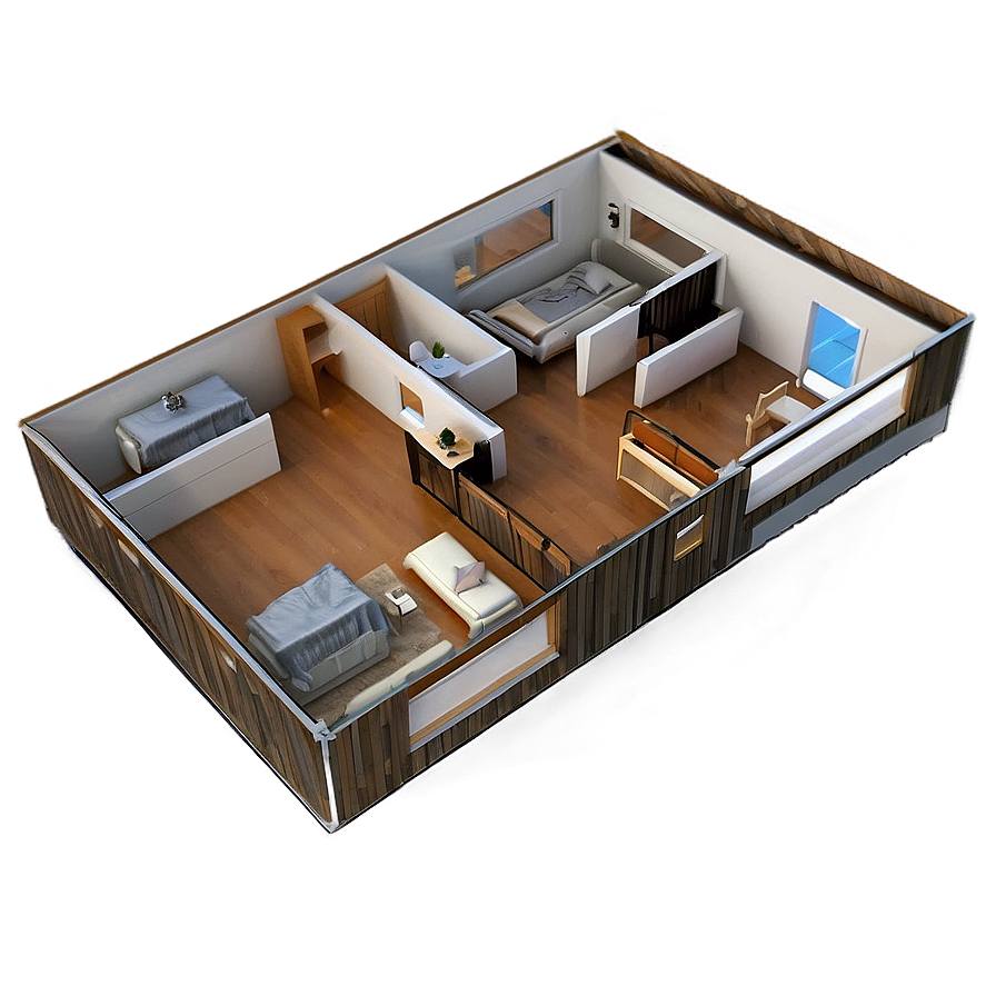 Cozy Cabin Floor Plan Png 87 PNG Image