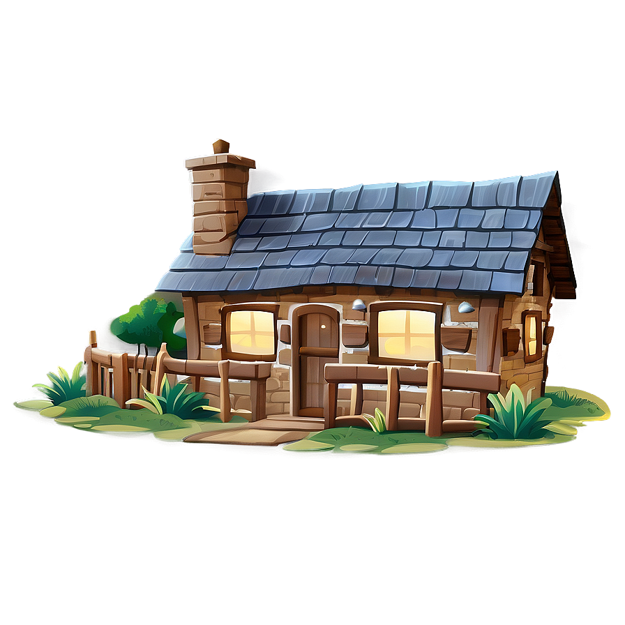 Cozy Cartoon Cottage Png 73 PNG Image