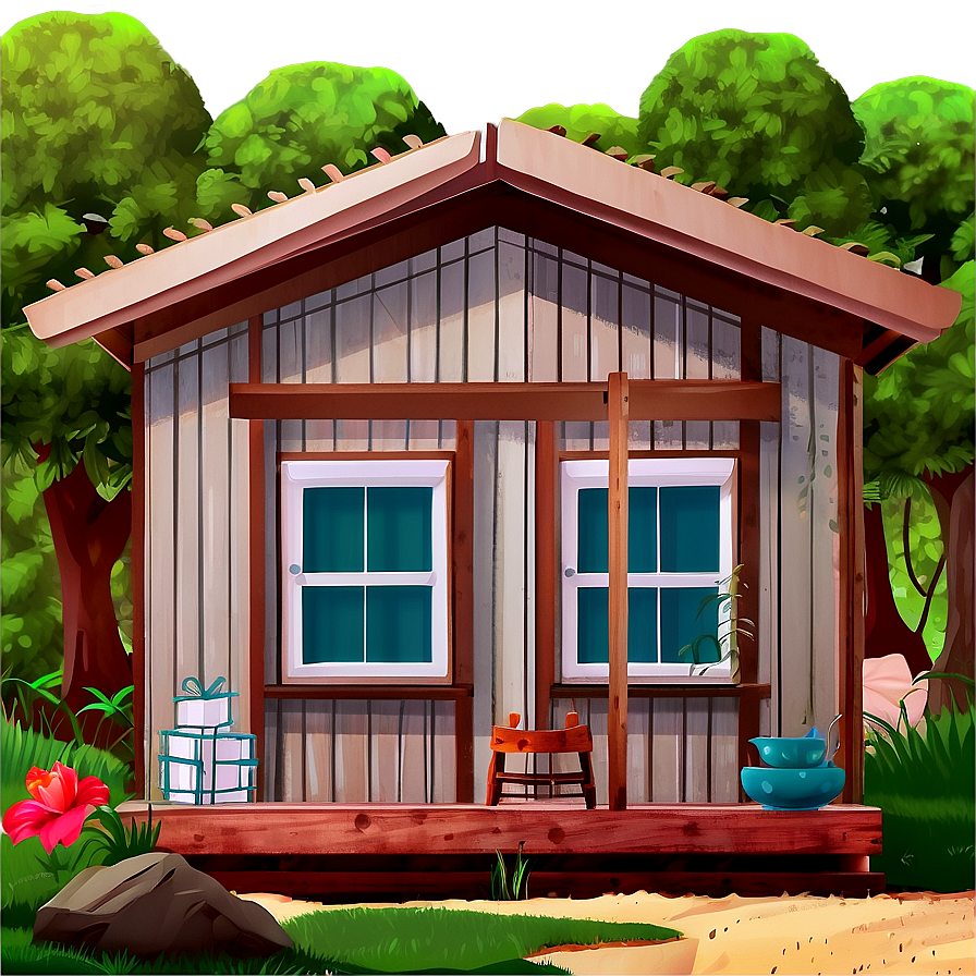 Cozy Cottage Illustration Png Mga22 PNG Image