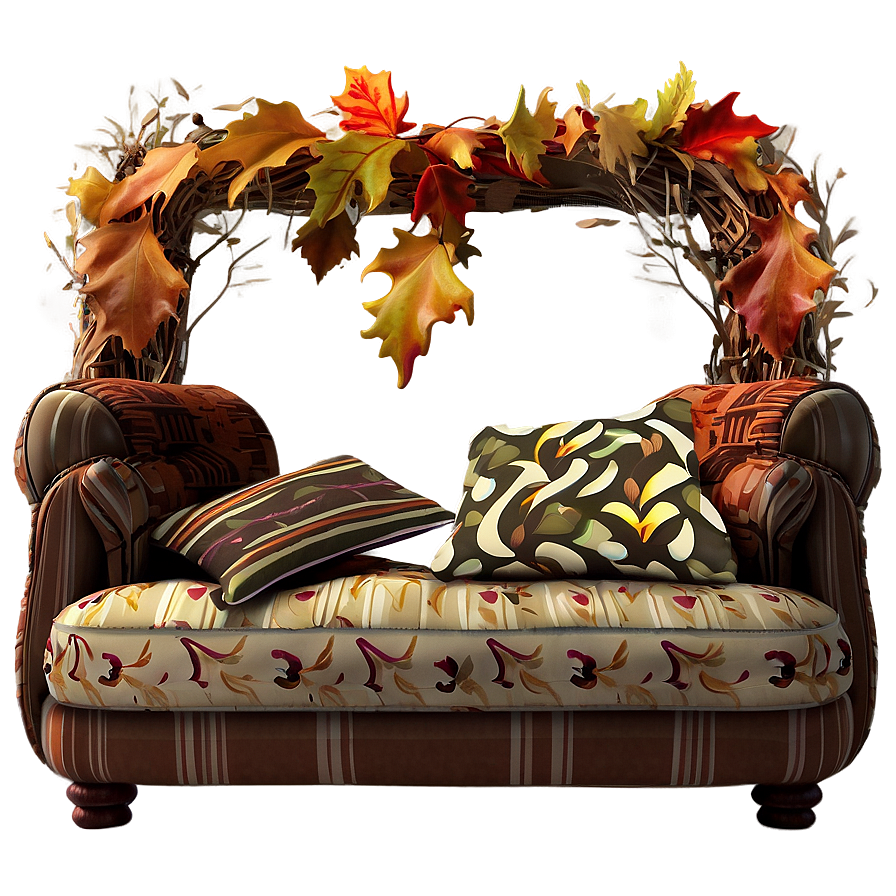 Cozy Fall Reading Nook Png 06282024 PNG Image