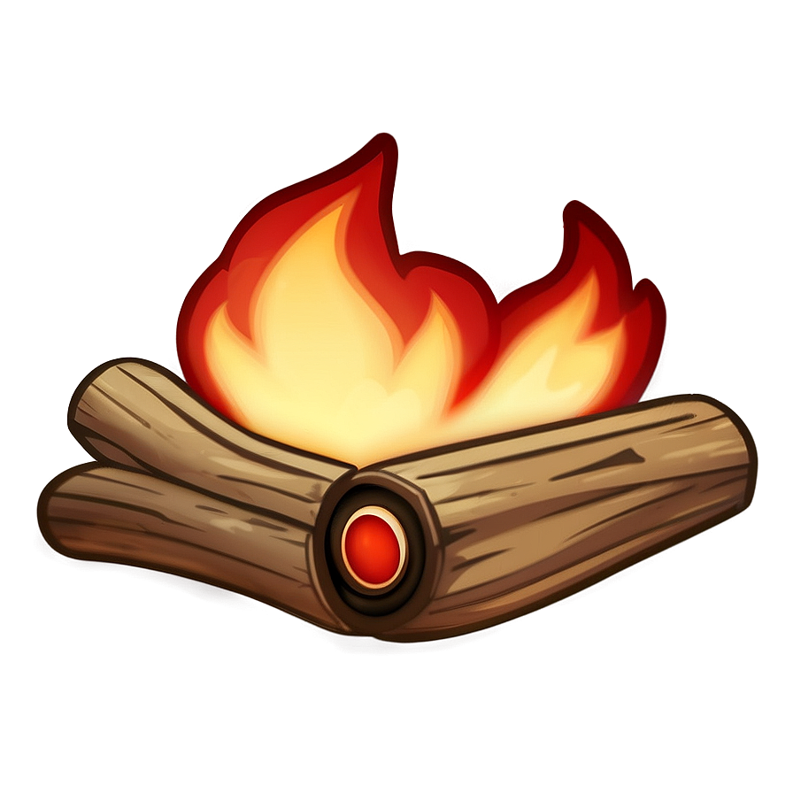 Cozy Fire Emoji Image Png Gpc68 PNG Image