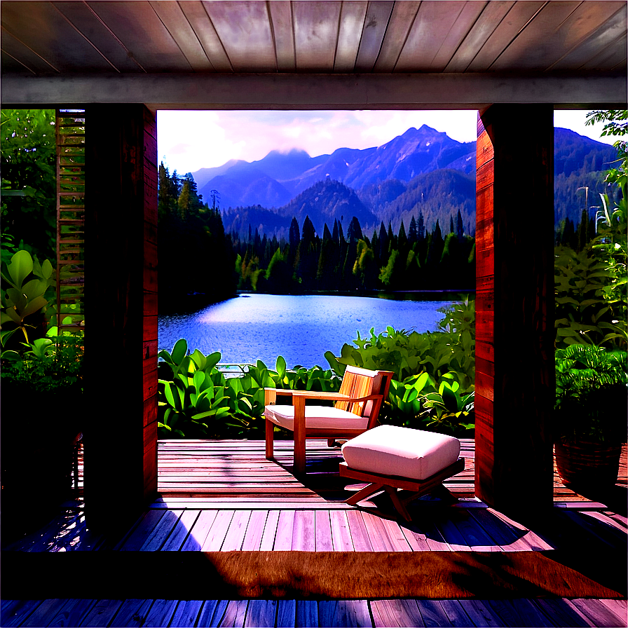 Cozy Lakeside Living Png 06282024 PNG Image