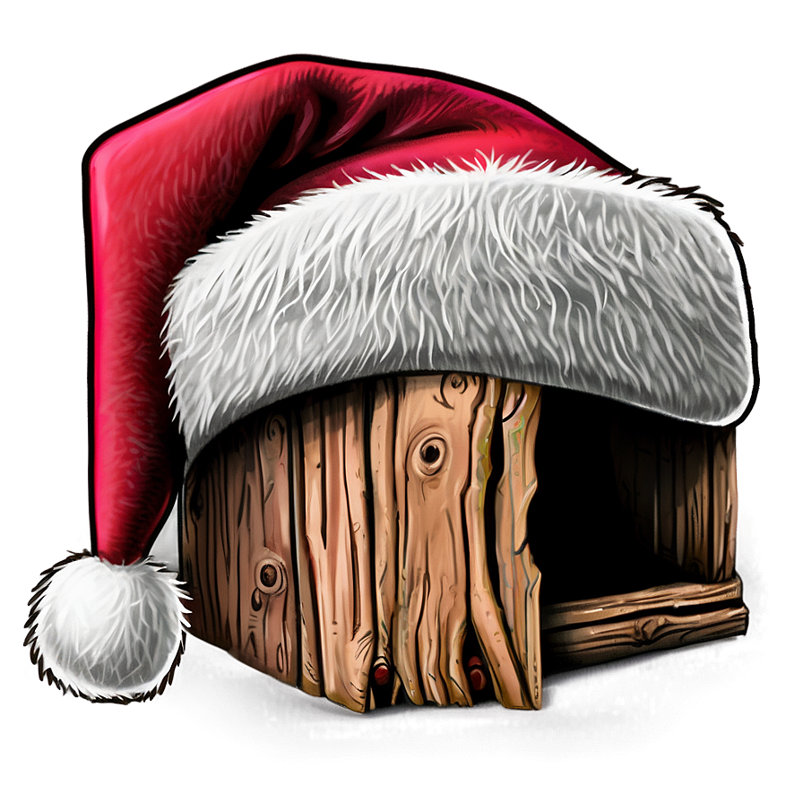 Cozy Santa Hat Drawing Png Yxv PNG Image