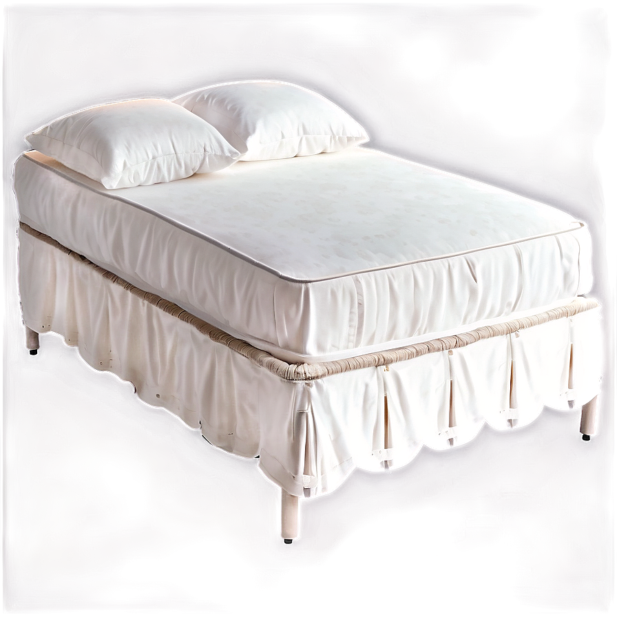 Cozy White Bed Png Nul92 PNG Image