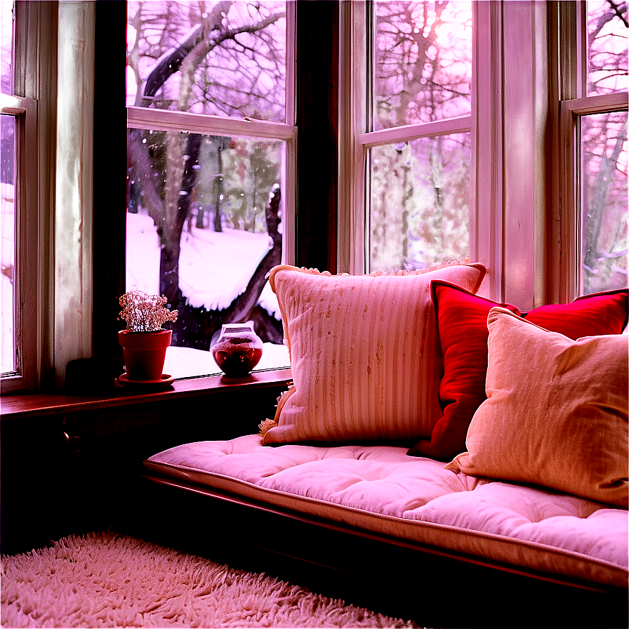 Cozy Window Seat Cushion Png 06242024 PNG Image