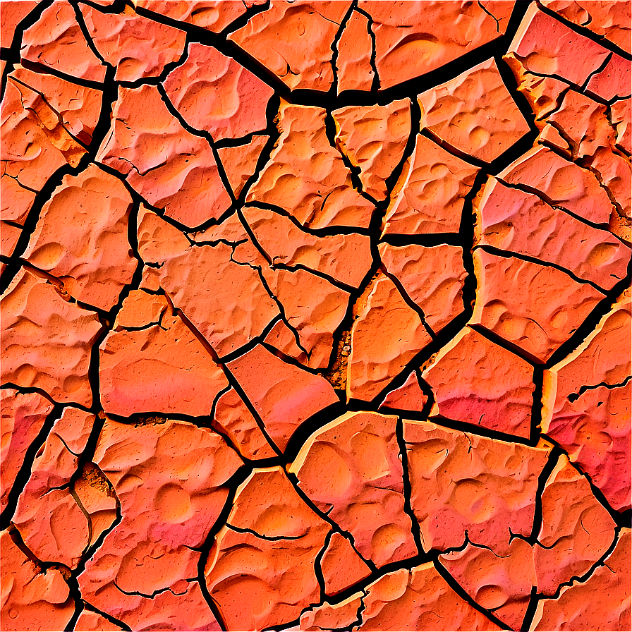 Cracked Clay Surface Png Rwo PNG Image