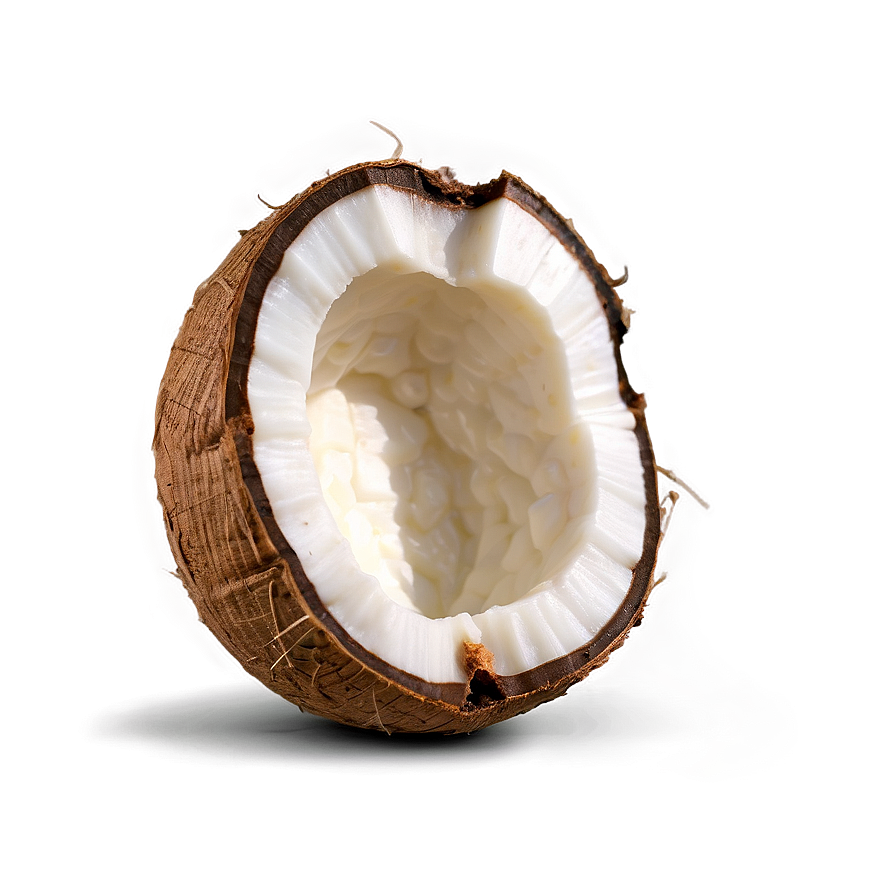 Cracked Open Coconut Png Rbc PNG Image