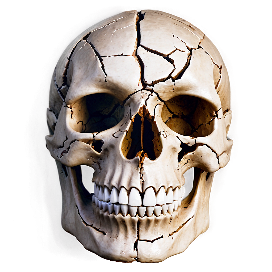 Cracked Skull Png 05042024 PNG Image