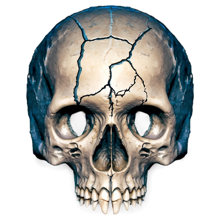 Cracked Skull Png Gvc PNG Image