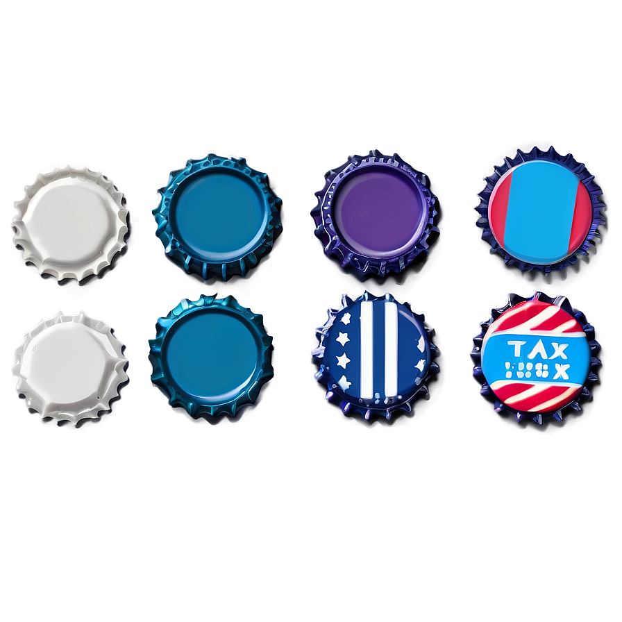 Craft Bottle Cap Assortment Png Bdk PNG Image