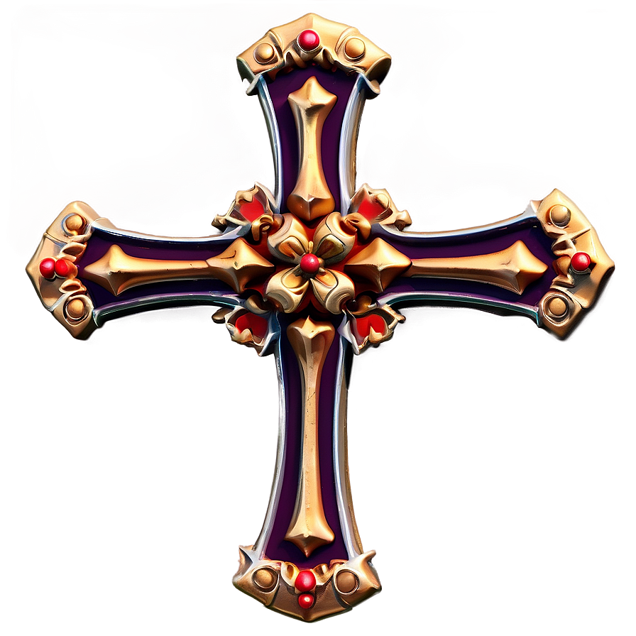 Crafted Cross Model Png 04302024 PNG Image