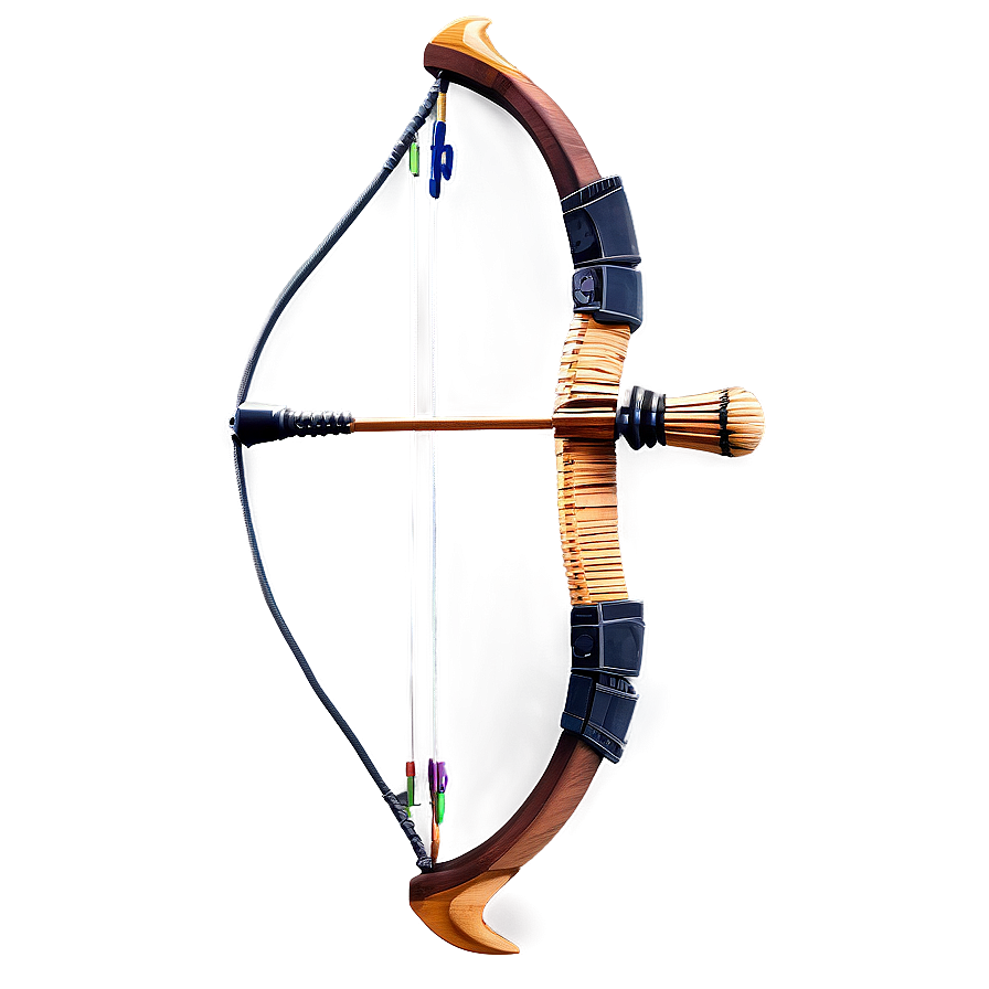 Crafted Wooden Bow And Arrow Png 55 PNG Image