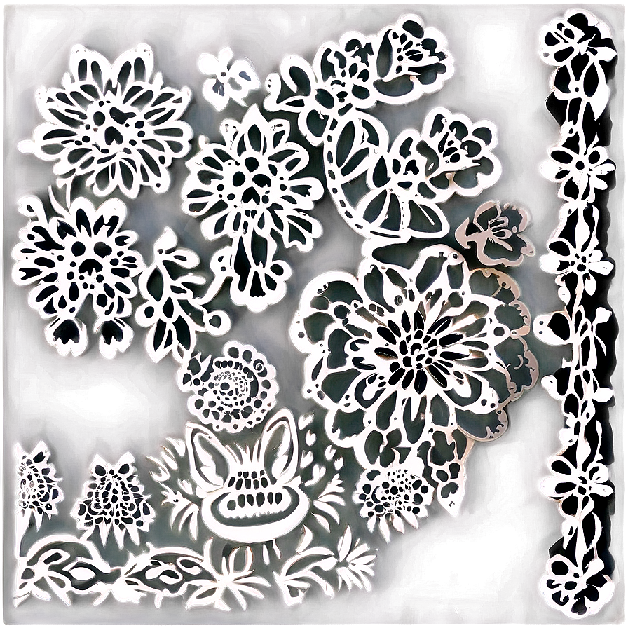 Crafty Lace Stencil Png 59 PNG Image