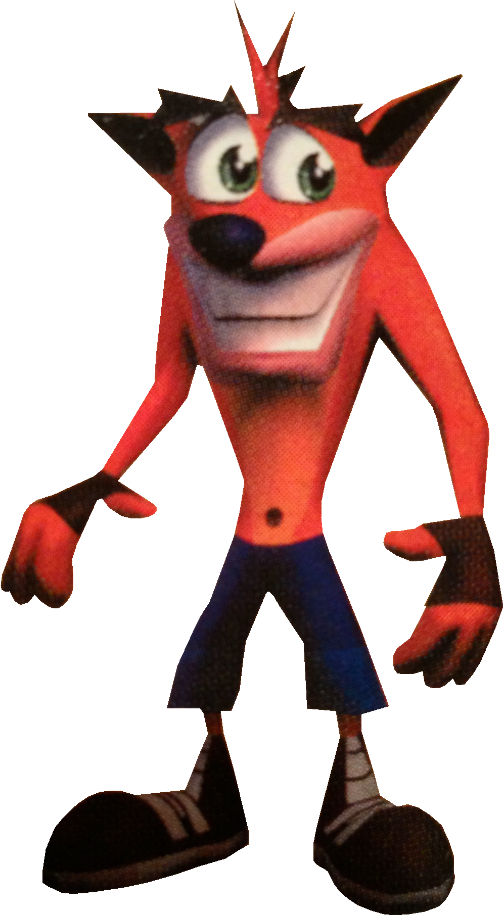 Crash Bandicoot Character Pose PNG Image