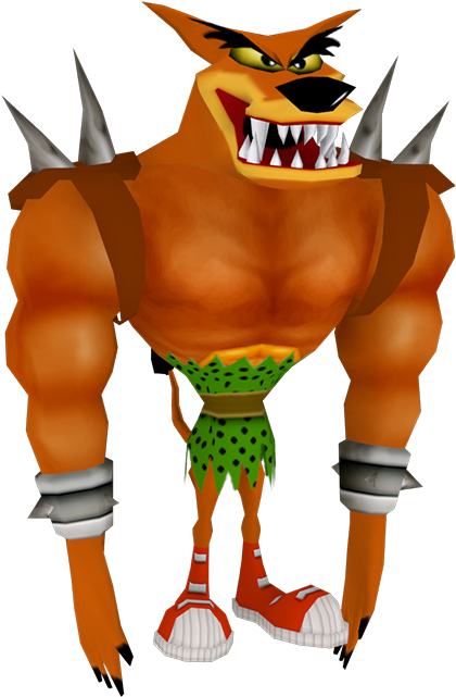 Crash Bandicoot Character Tiny Tiger PNG Image