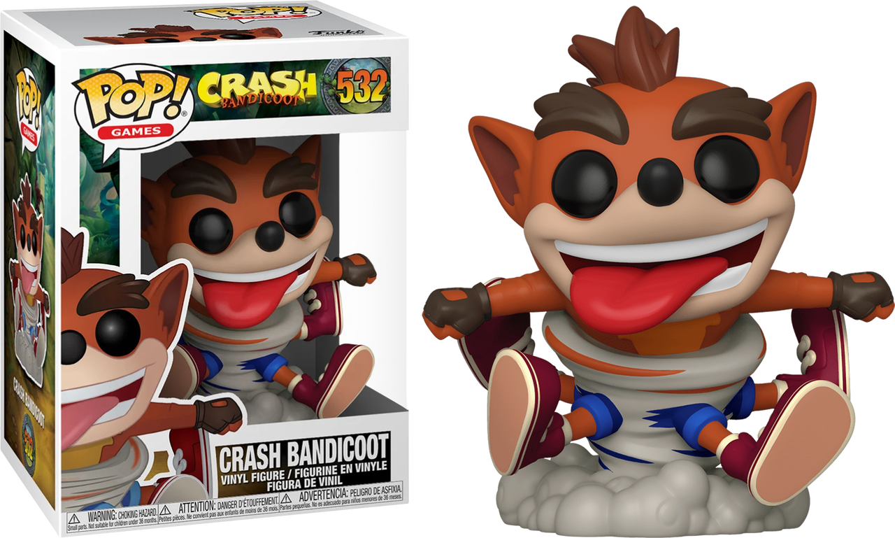 Crash Bandicoot Funko Pop Figure532 PNG Image