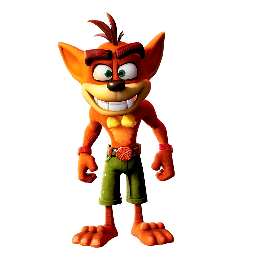 Crash Bandicoot Game Art Png Xkc PNG Image