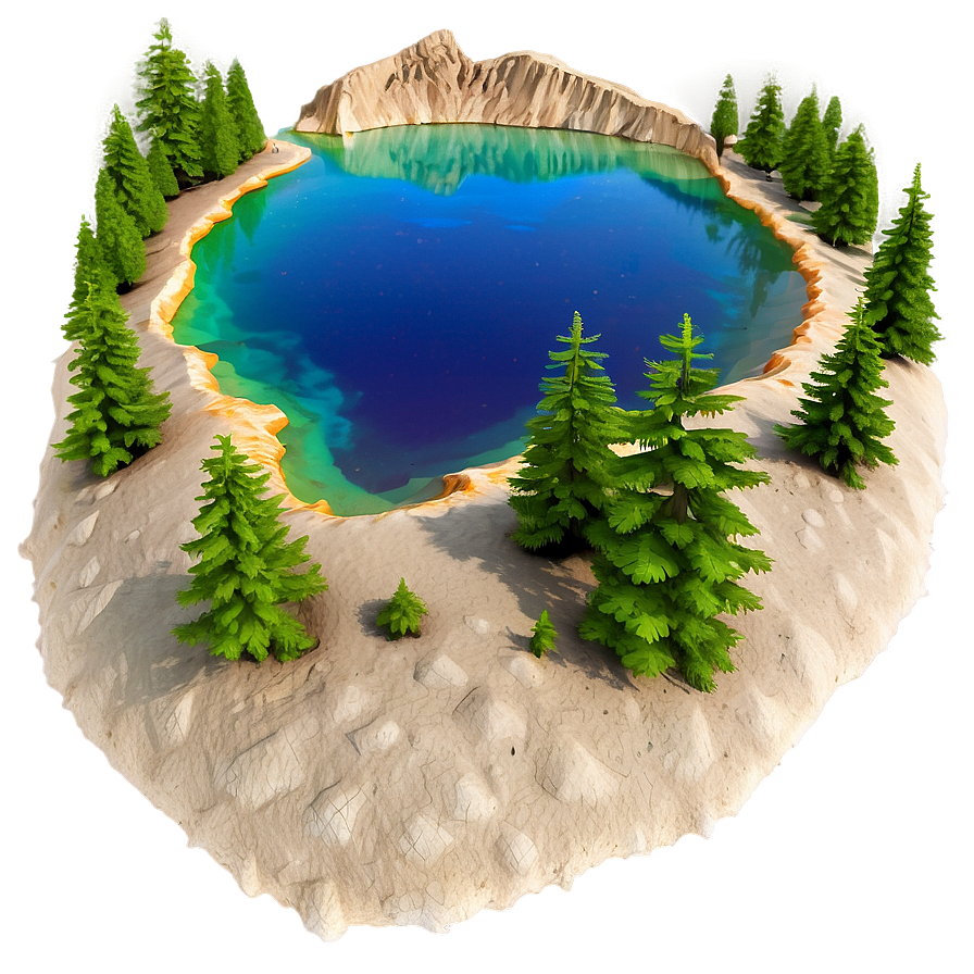 Crater Lake Tranquil Scene Png Twq PNG Image