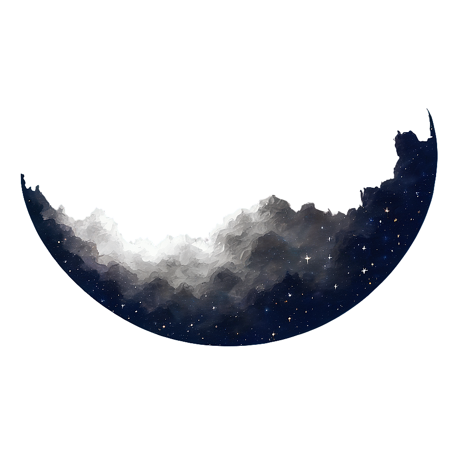 Crater Starry Night Sky Png 33 PNG Image