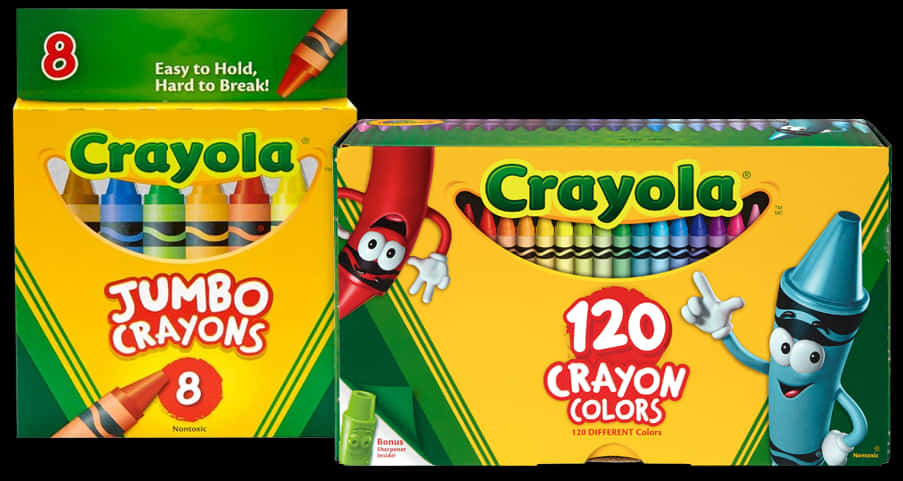 Crayola Crayon Packages Variety PNG Image