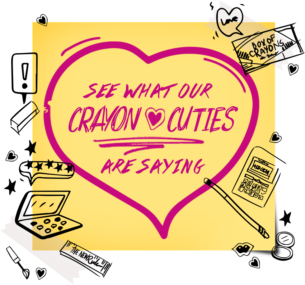 Crayon Cuties Testimonial Poster PNG Image