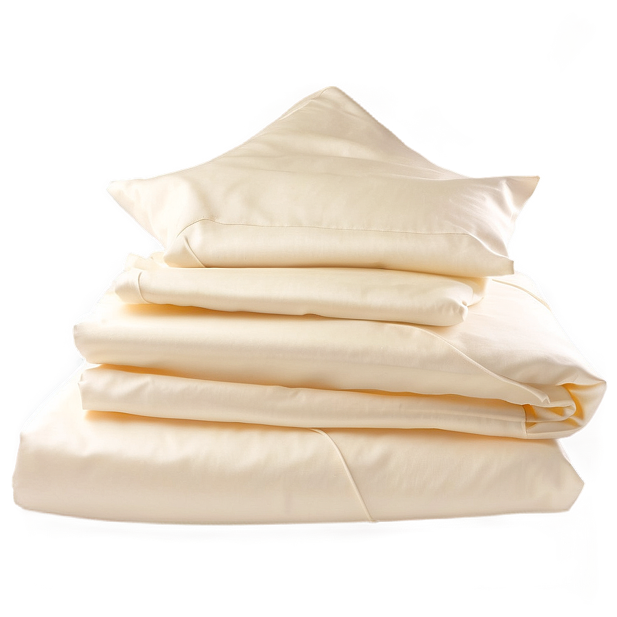 Cream Bed Sheet Png 06272024 PNG Image