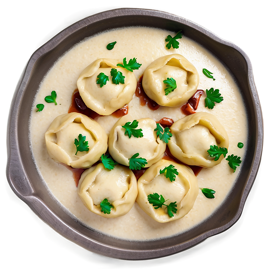 Creamy Mushroom Pierogi Png 06252024 PNG Image