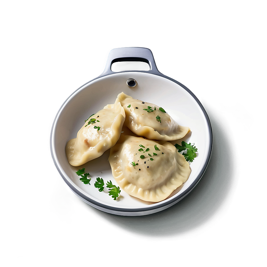 Creamy Mushroom Pierogi Png Rmj PNG Image