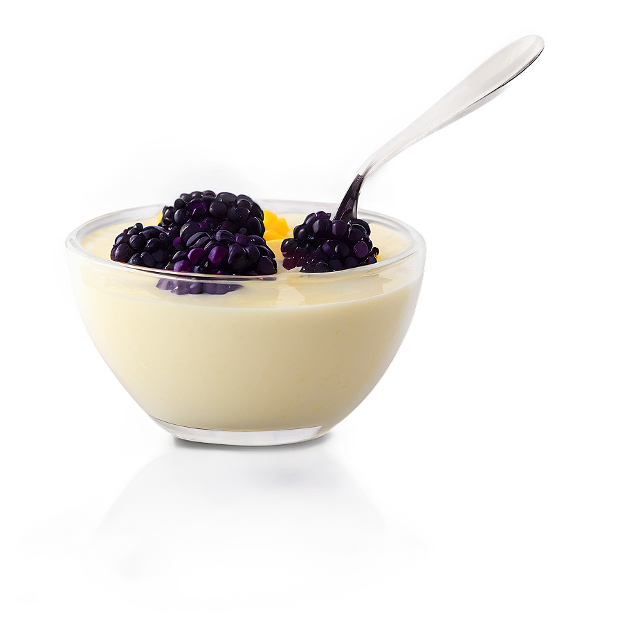 Creamy Vanilla Jello Pudding Png Xqx PNG Image