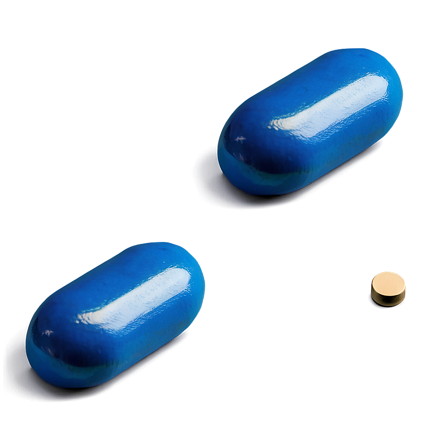 Creative Blue Pill Png Wkt PNG Image