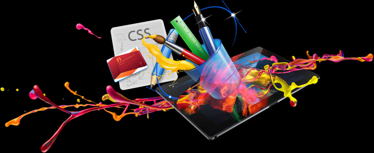 Creative Design Explosion PNG Image