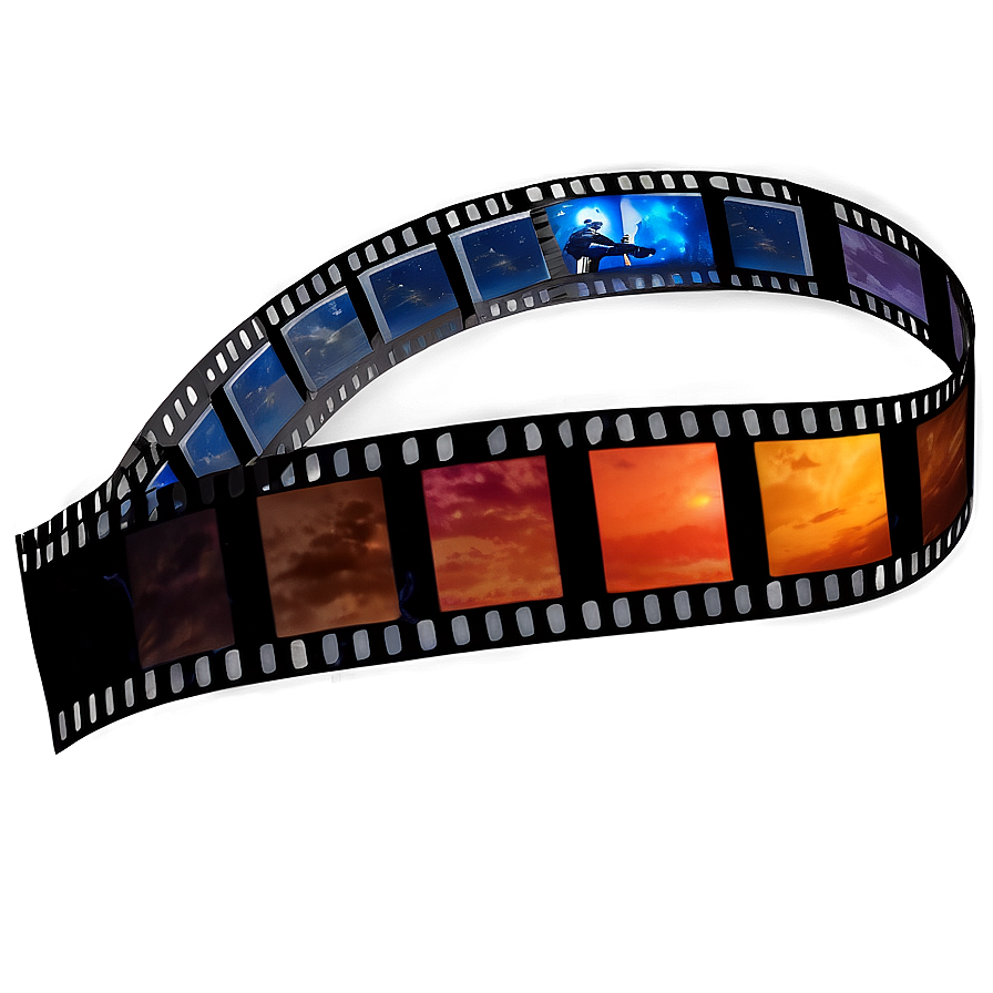 Creative Film Strip Design Png Hdm89 PNG Image