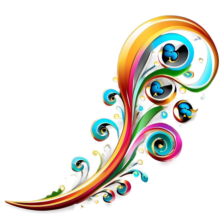 Creative Flourish Decoration Png Dxq PNG Image