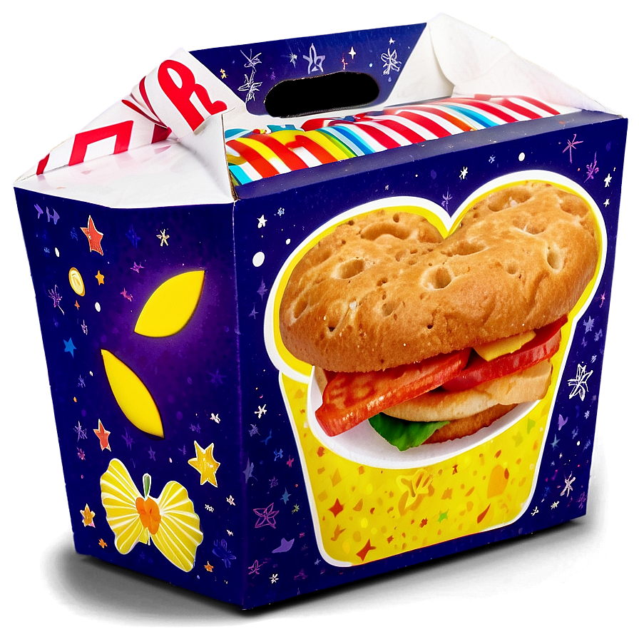 Creative Happy Meal Packaging Png Amv11 PNG Image