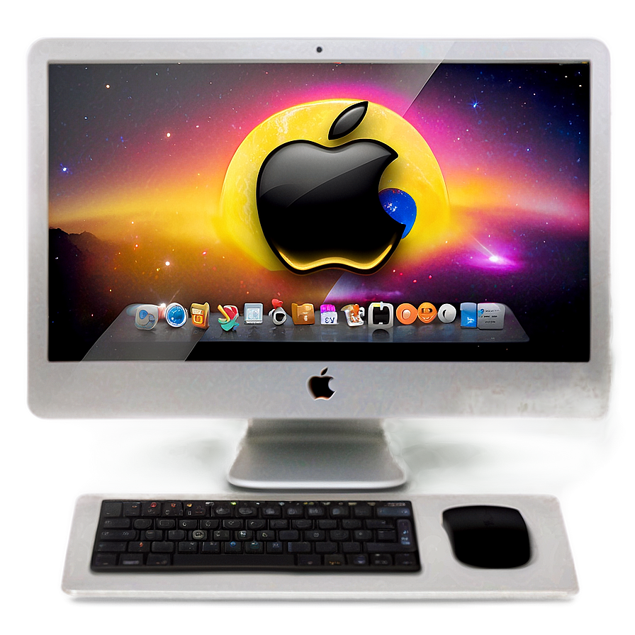 Creative Mac Desktop Setup Png 06272024 PNG Image