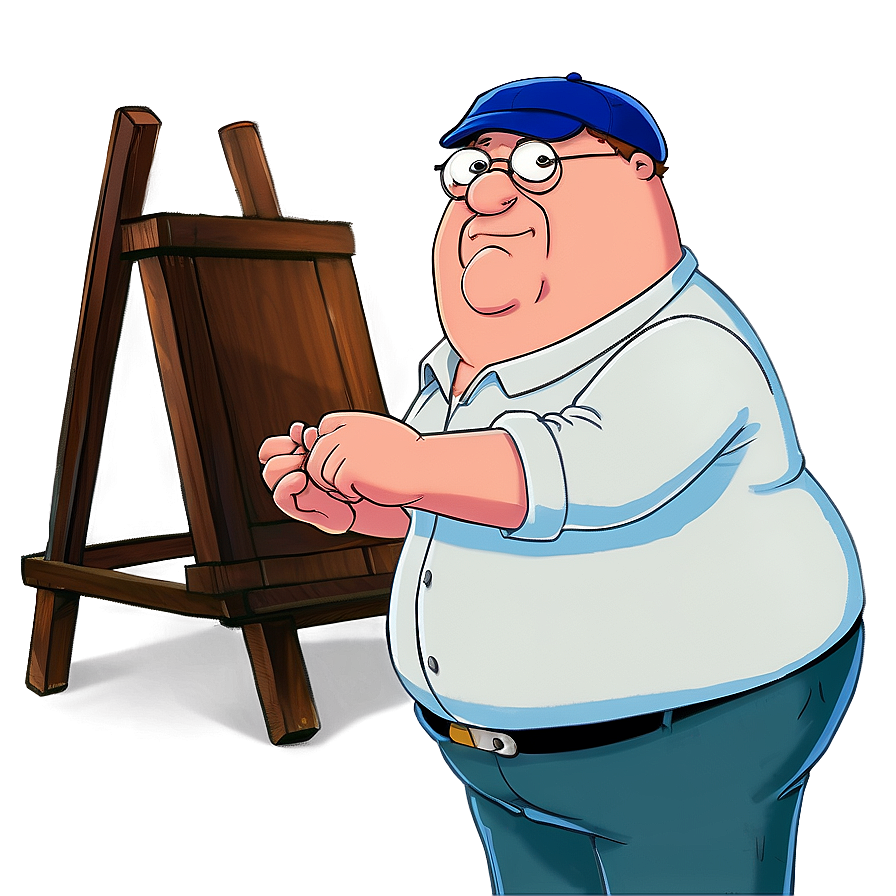 Creative Peter Griffin Art Png 05062024 PNG Image